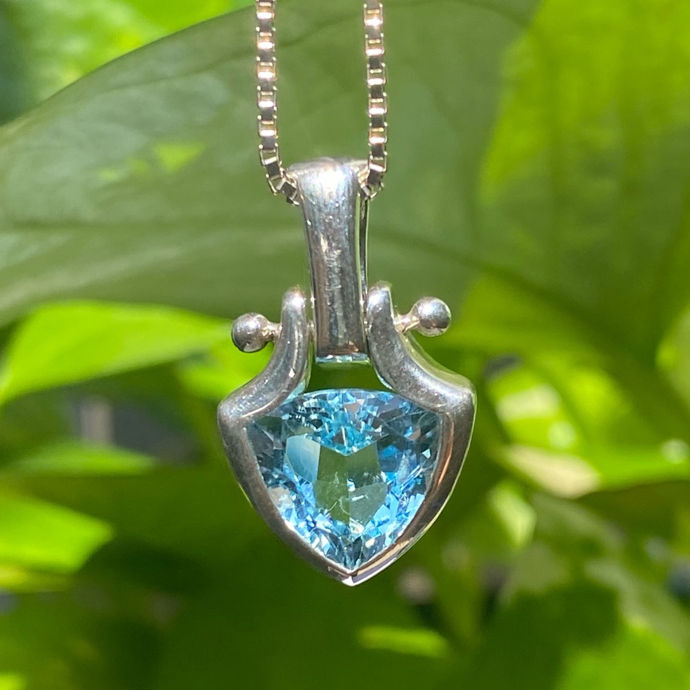 925 Aquamarine💠 Ring & Necklace set✨ - Picture 9 of 17